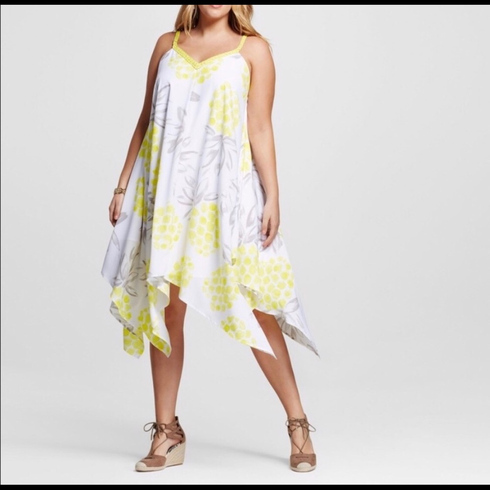 🍍MERONA PINEAPPLE PRINT FLOWY FUN DRESS🍍